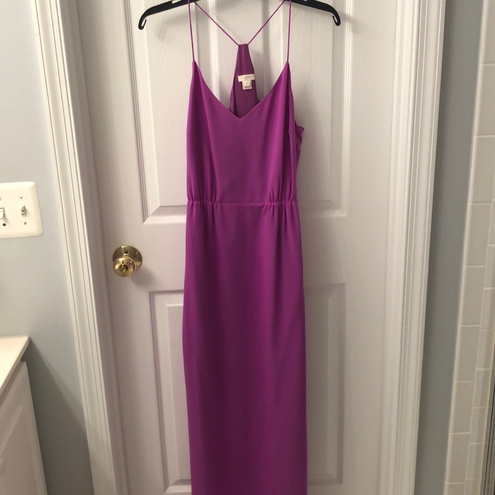 Jcrew Fuchsia Maxi Dress! Size 8